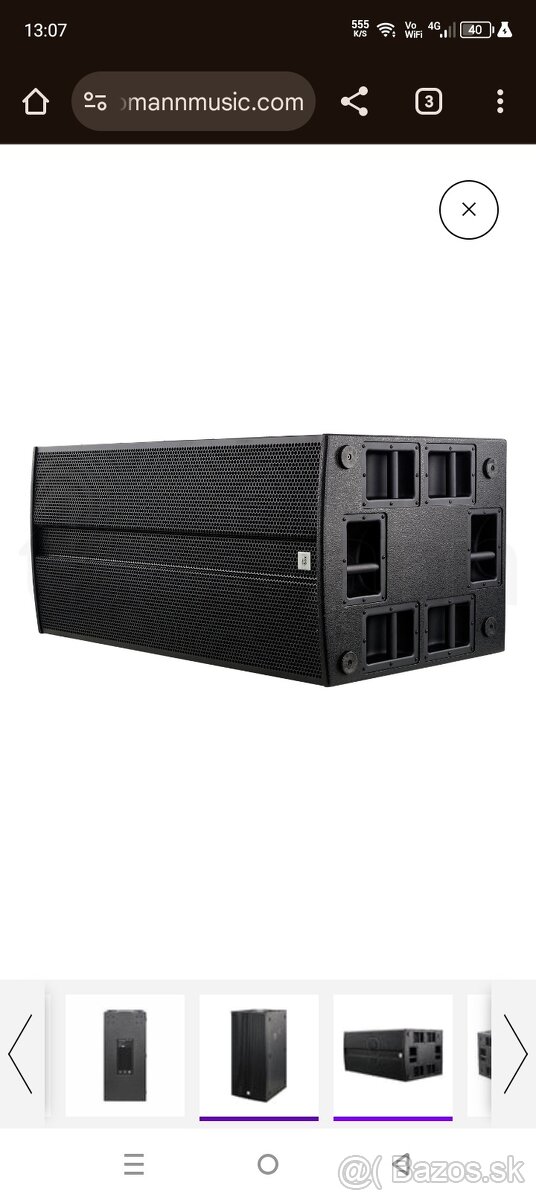Bass 2x18 kupim Prázdny skelet