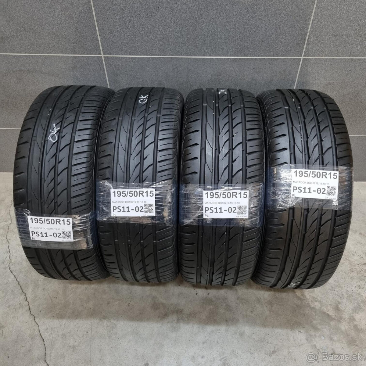 Letné pneumatiky 195/50 R15 MATADOR DOT0219/18