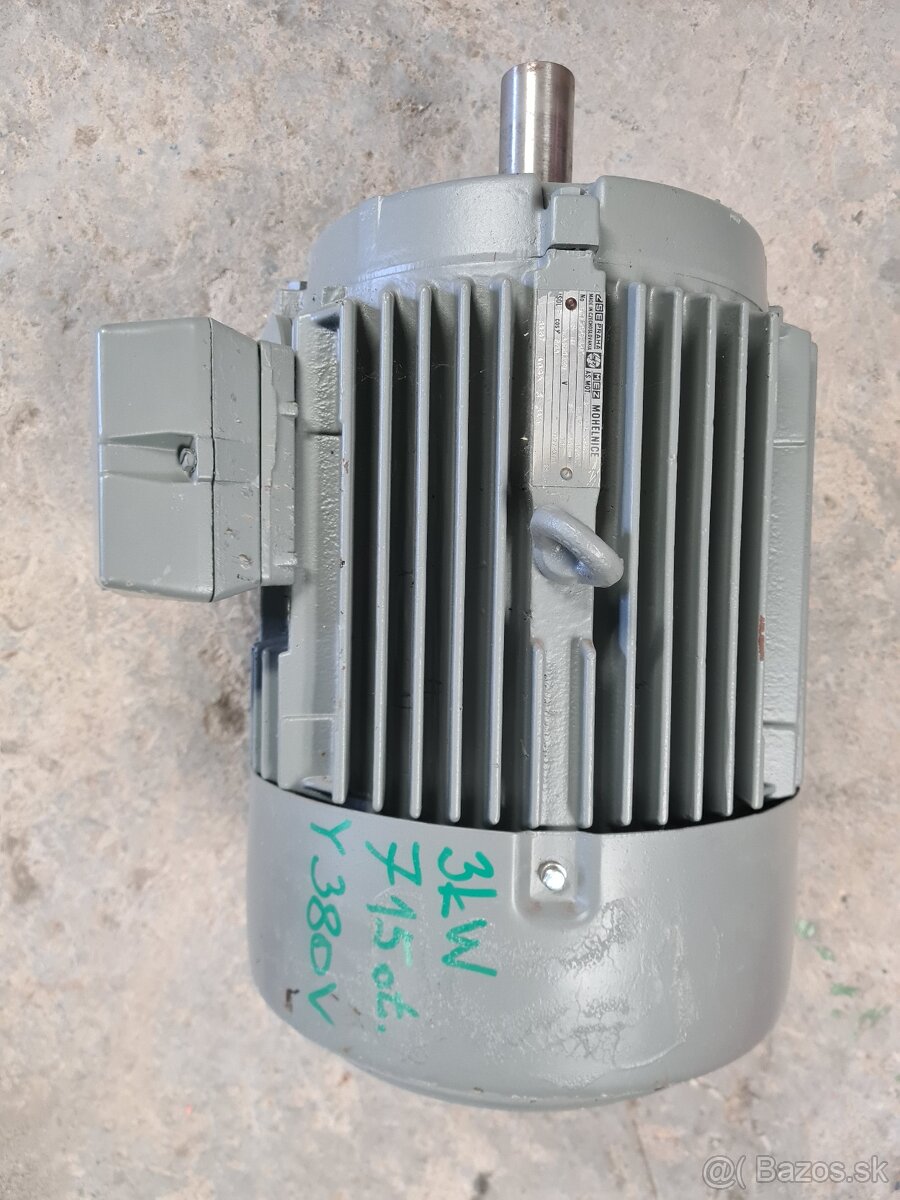 Predám nový nepoužitý pätkový el.motor 3kW 715ot