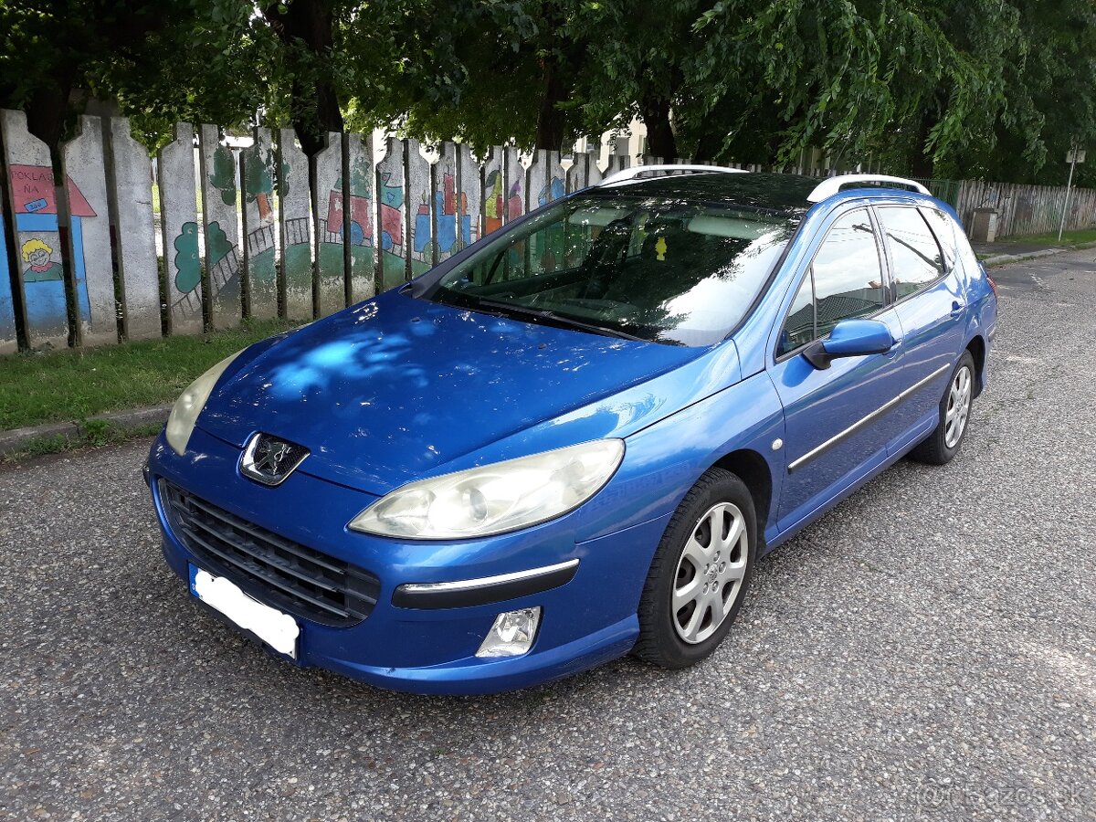 Predám Peugeot 407 SW 1.6. HDI 80 kw rok 2006
