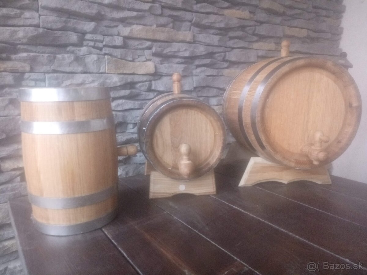 Nové dubové sudy,dubový sud