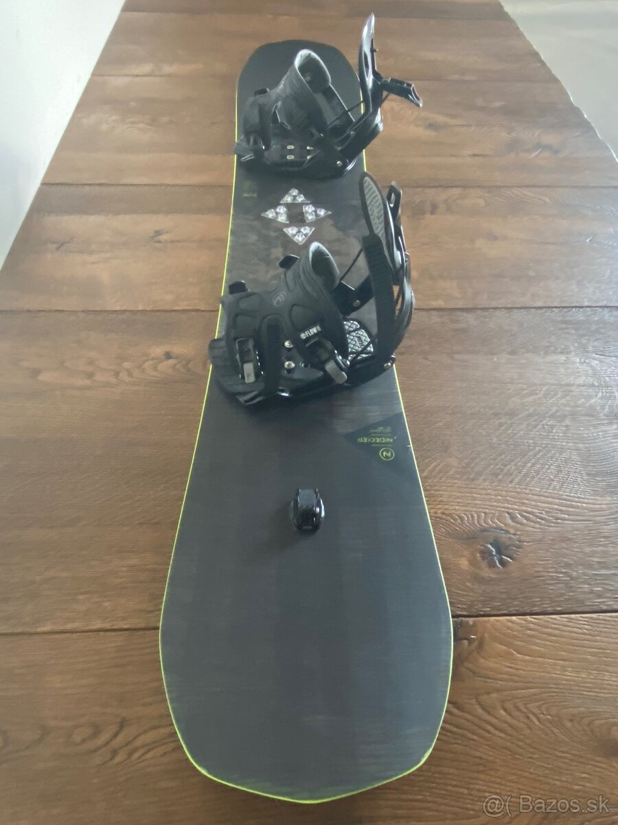 Snowboard Nidecker Alpha 159 + Flow viazanie
