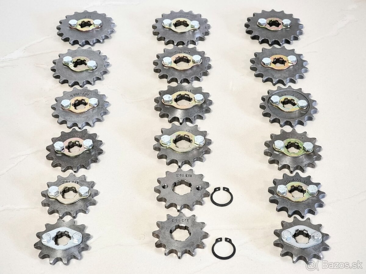 Vývodové koliesko motora 420/428/530 pitbike