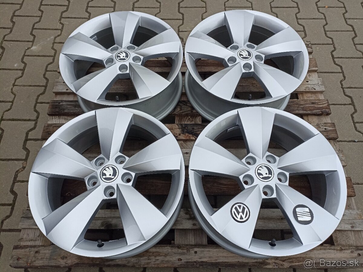 Originálne ALU disky Škoda, VW, Seat 5x112 R17 ET38