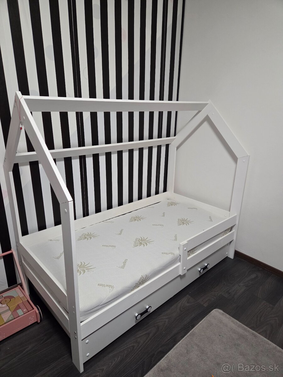 Detská domčeková posteľ