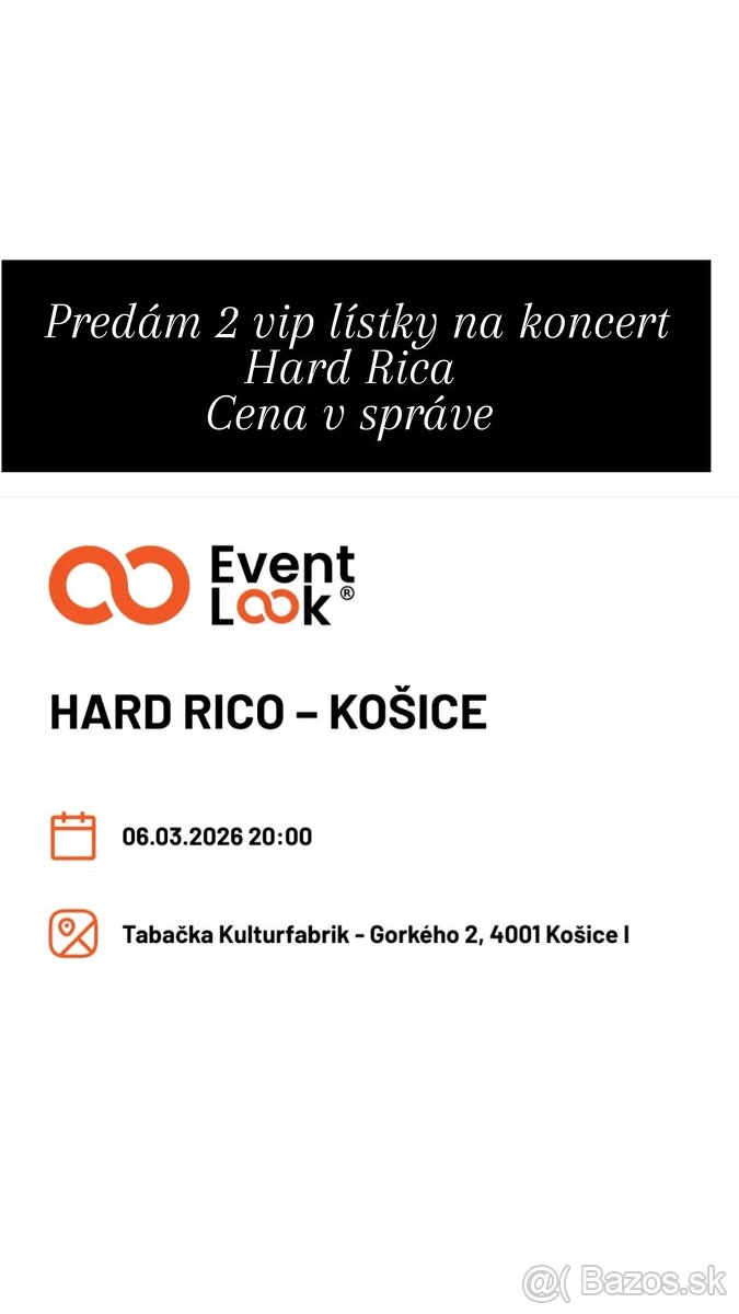 Hard rico koncert Košice
