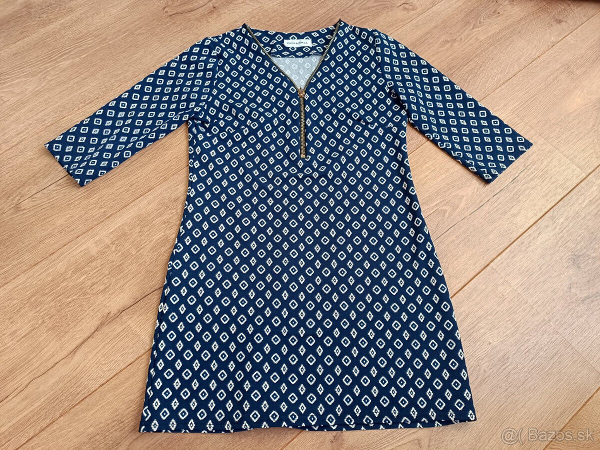 Modre retro saty Chantall 38