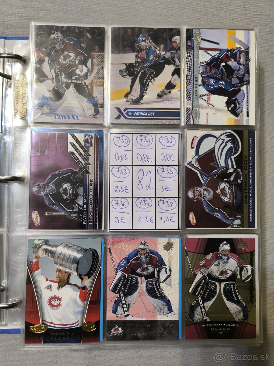 Hokejové kartičky - Patrick Roy 4