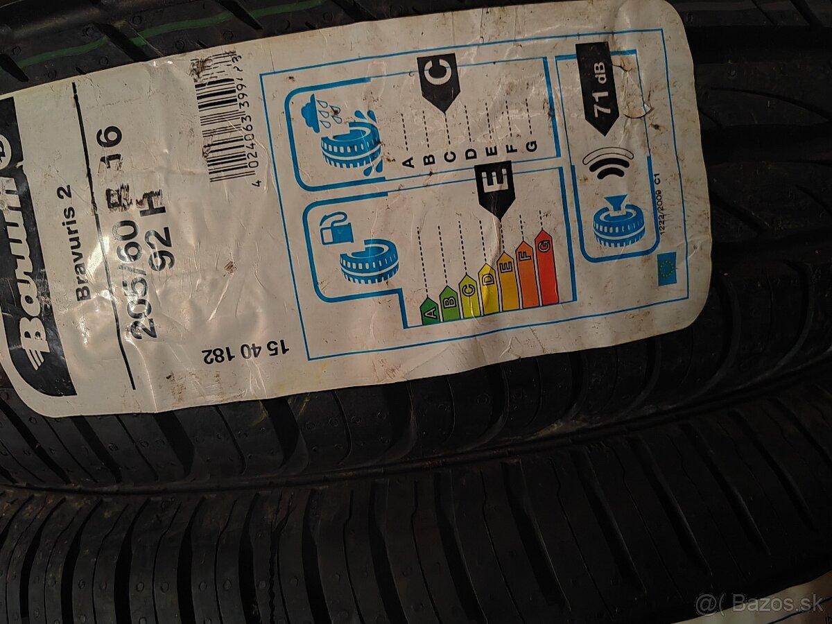 205/60 r16 Barum 1 ks