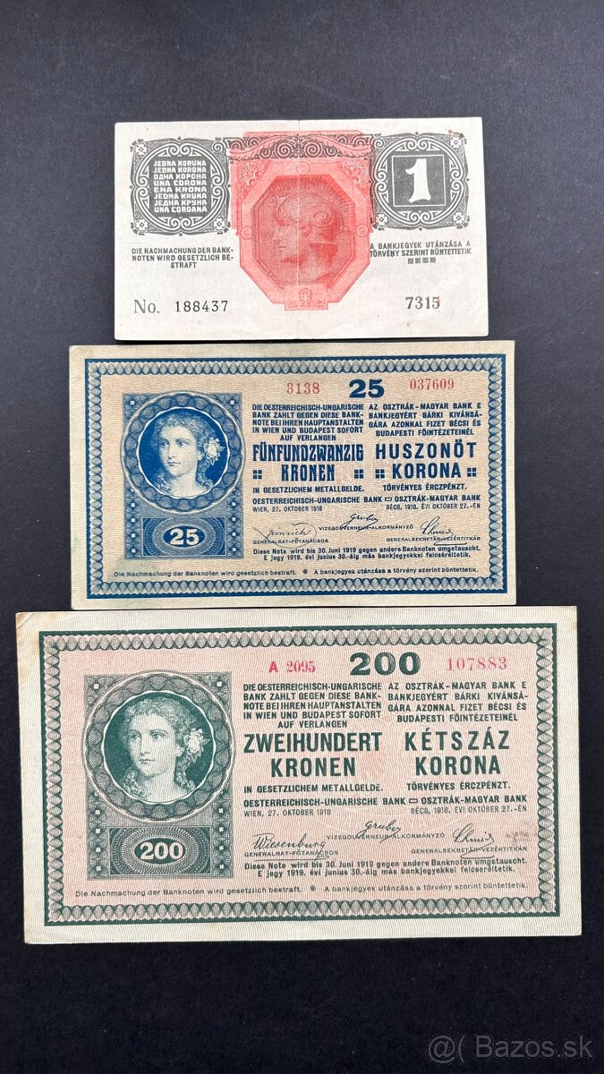 Bankovky Rakúsko-Uhorsko