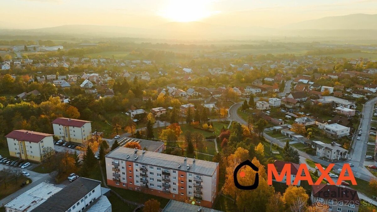 PREDANÝ Trojizbový byt, obec Sebedražie okres Prievidza