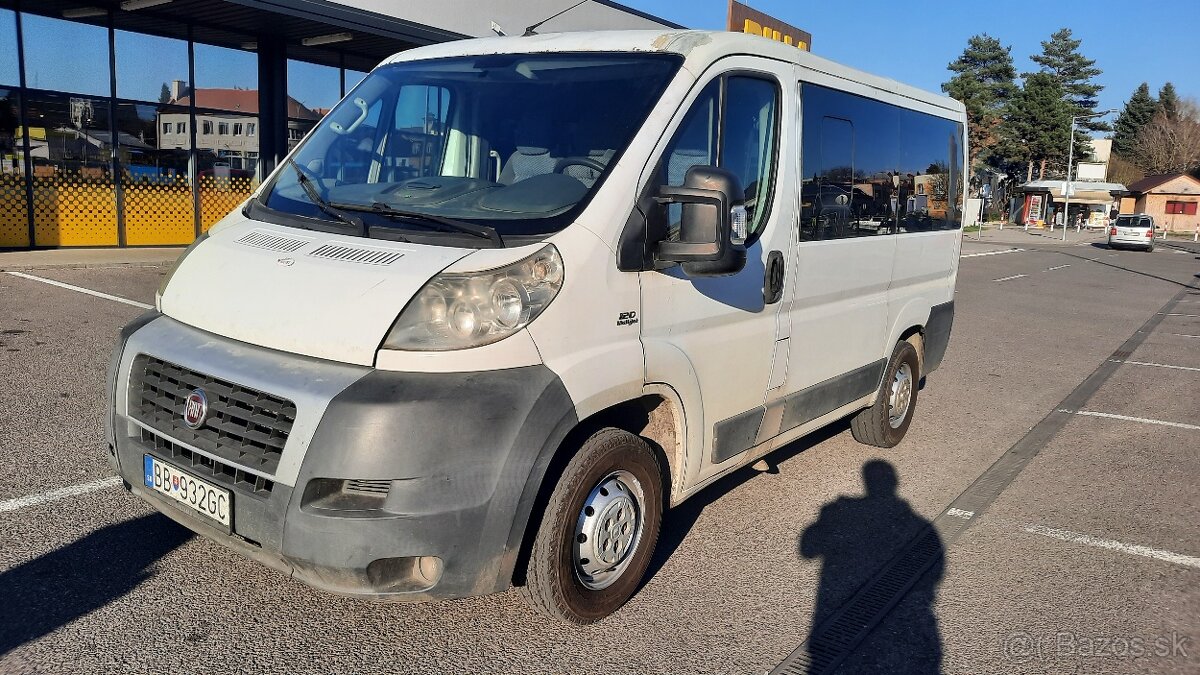 Predám Fiat ducato 2.3jtd 88kw 9miestna panoráma