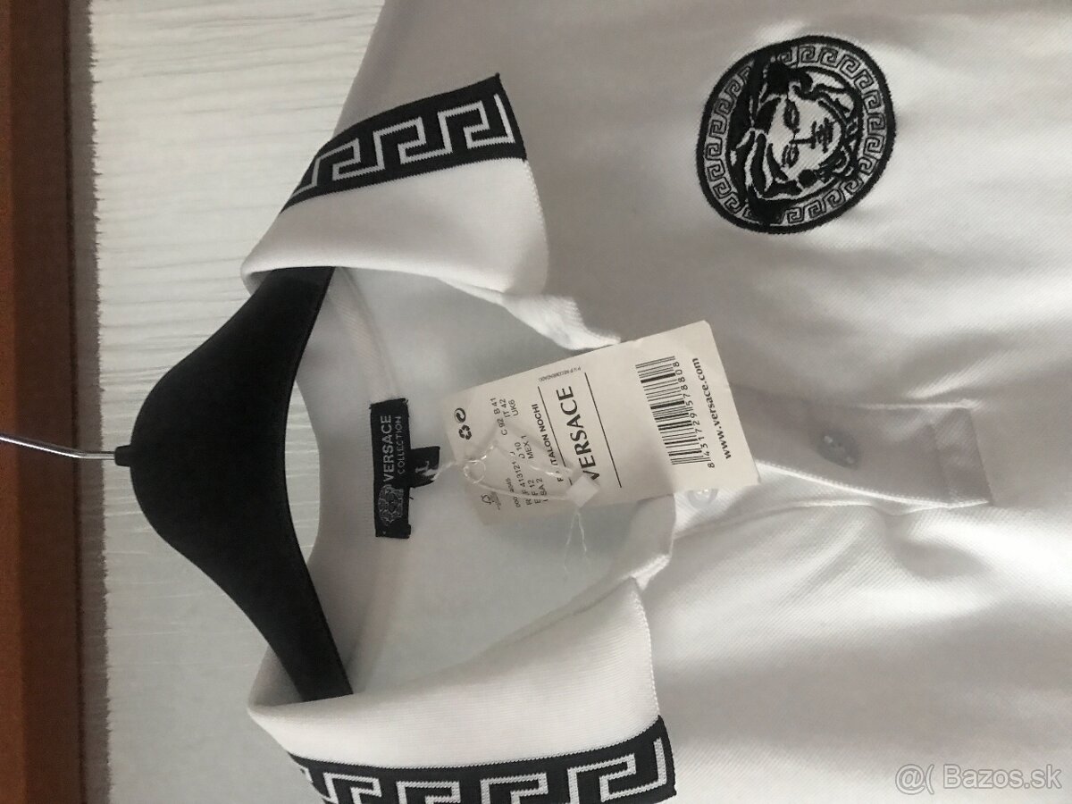 NOVÉ z visackami VERSACE collection pánske polotricko L/XL
