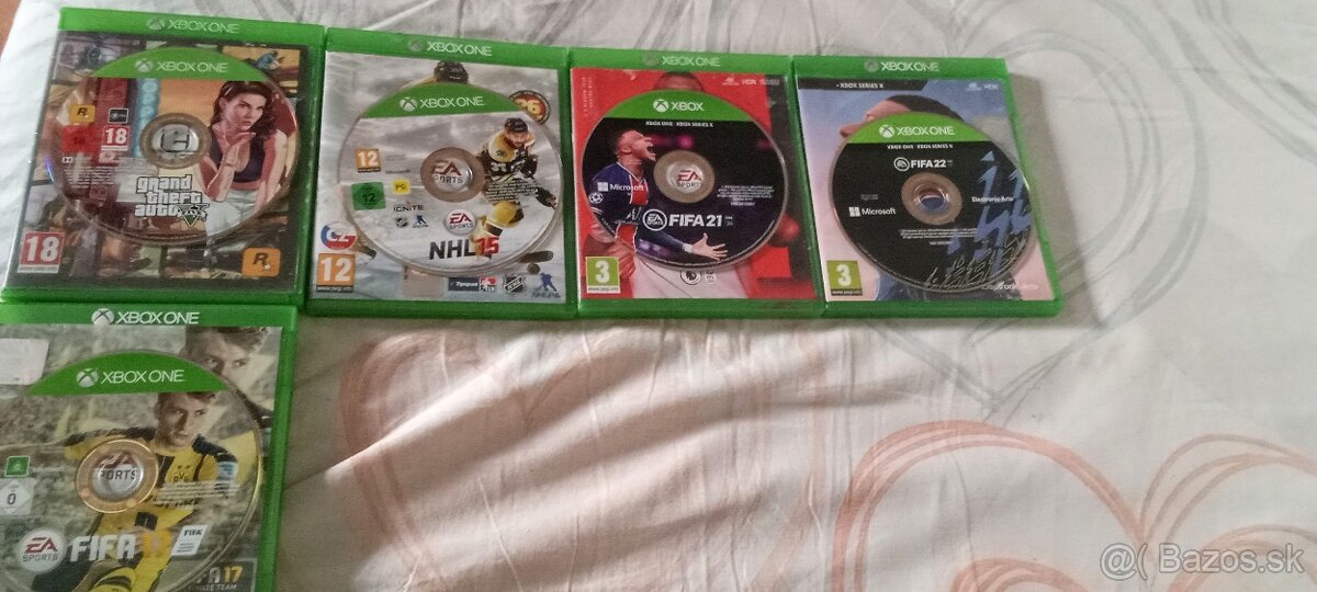 Xbox hry – GTA 5, FIFA, NHL – od 5 €