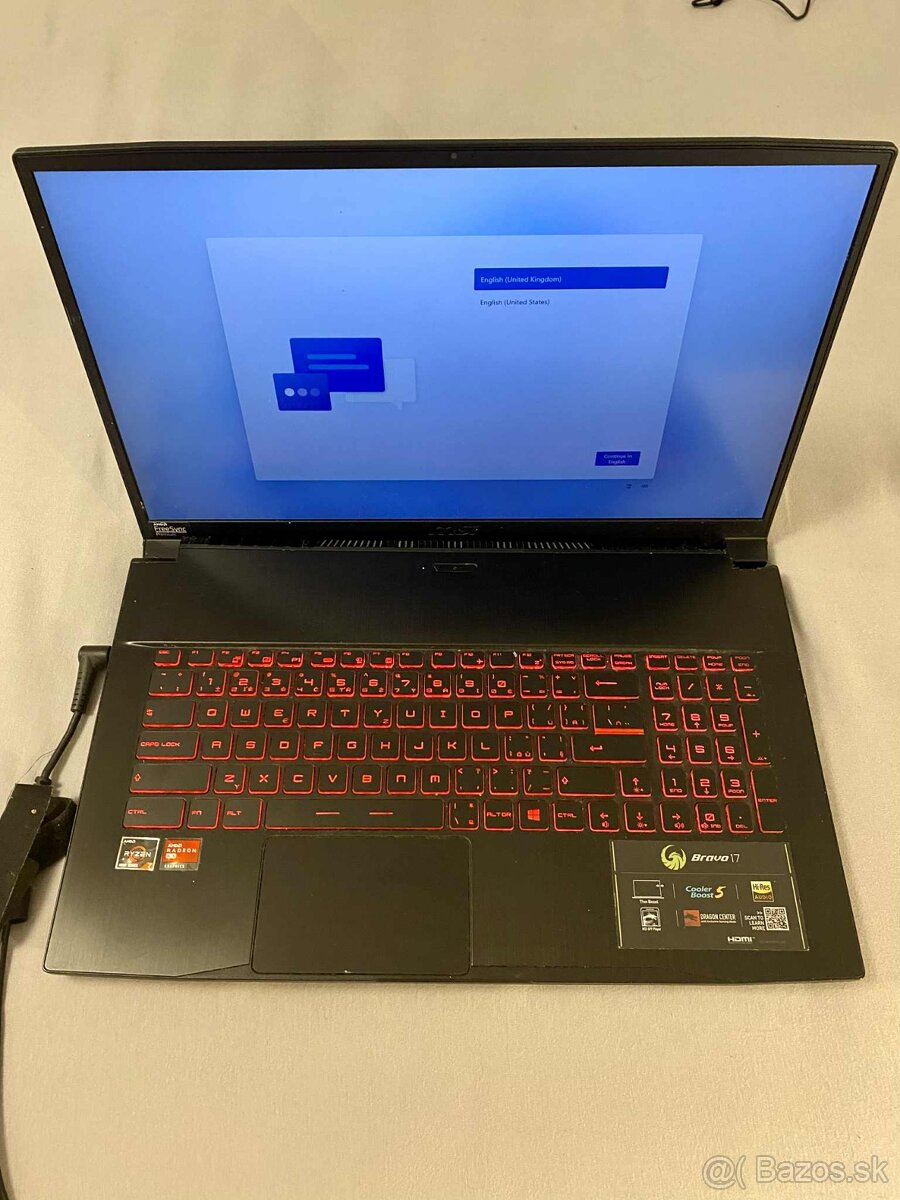 Herný notebook – MSI Bravo 17 A4DDR-034XCZ