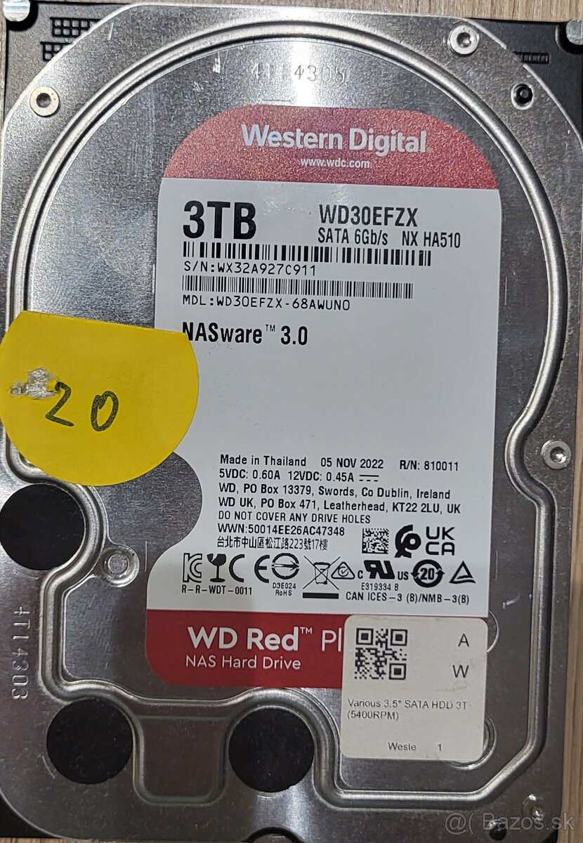 HDD WD RED 3TB