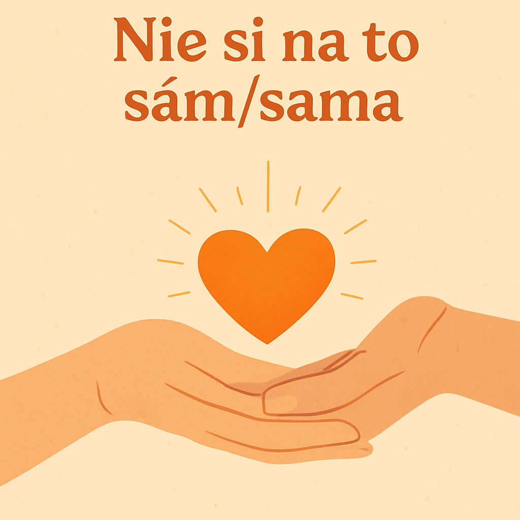 Nie si na to sám/sama 🧡 Podporný rozhovor pre ťažké chvíle