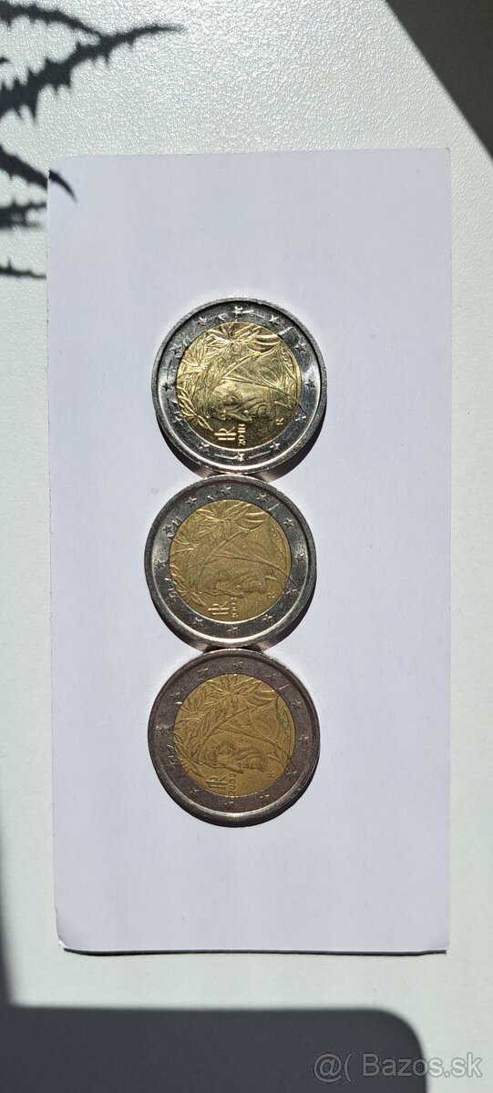 2 euro mince Taliansko 2002-2018