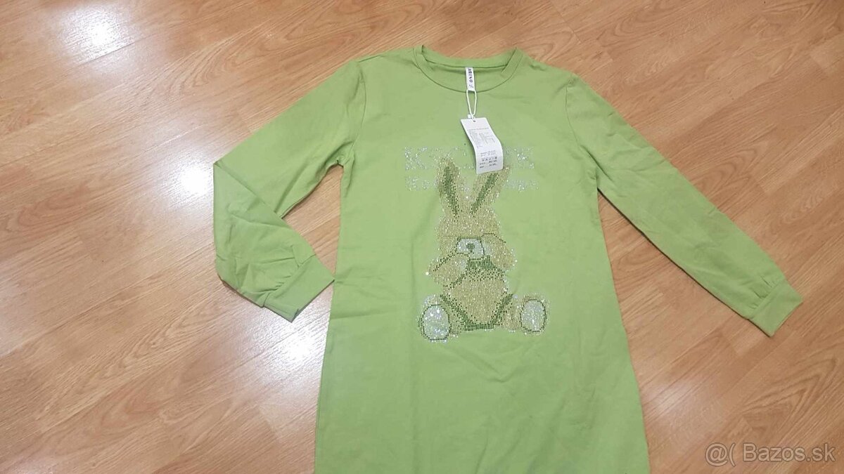 zelené šaty v. XL