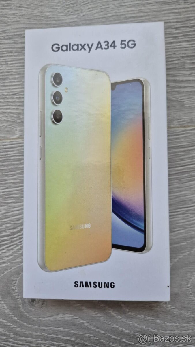 Samsung Galaxy A34 5G A346B 6GB/128GB Awesome silver