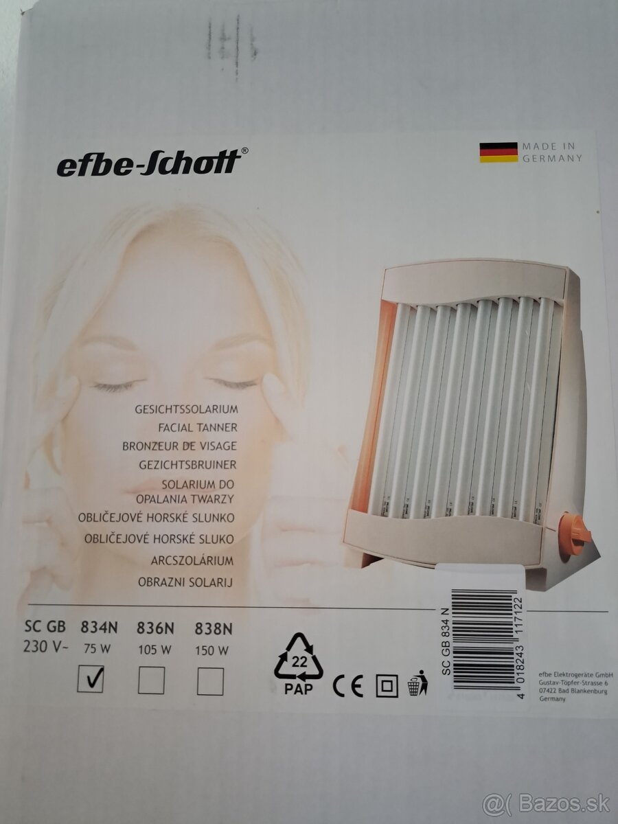 Domáce mini solárium, horské slnko