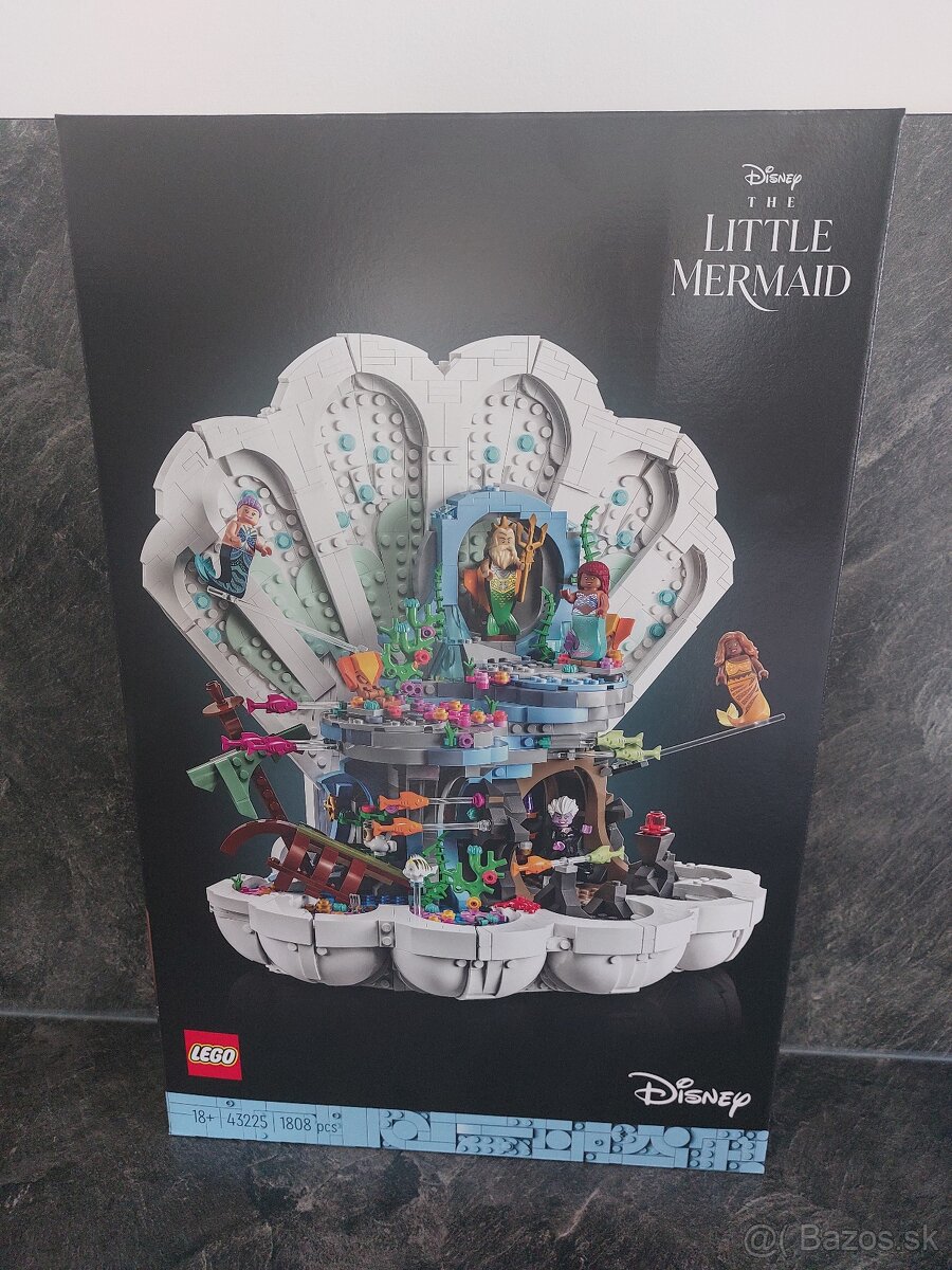 LEGO Disney 43225: Kráľovská lastúra Malej morskej víly
