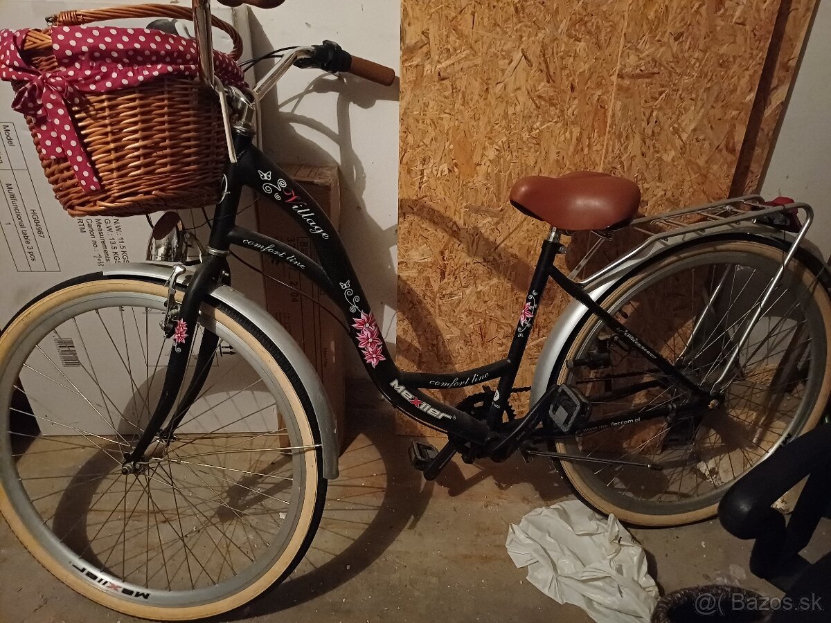 Retro mestský dámsky bicykel