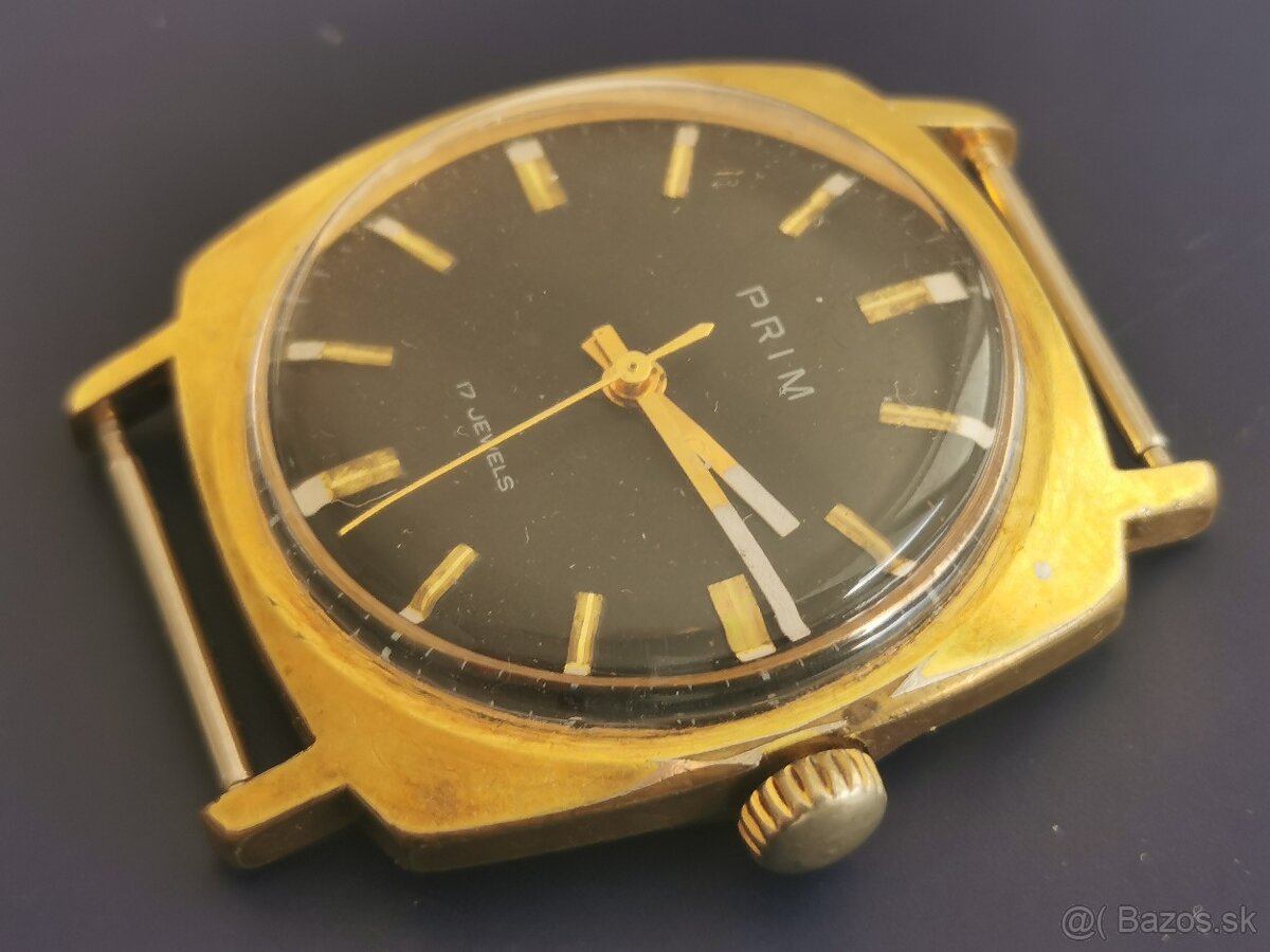 Prim hodinky-čierne, funkčné