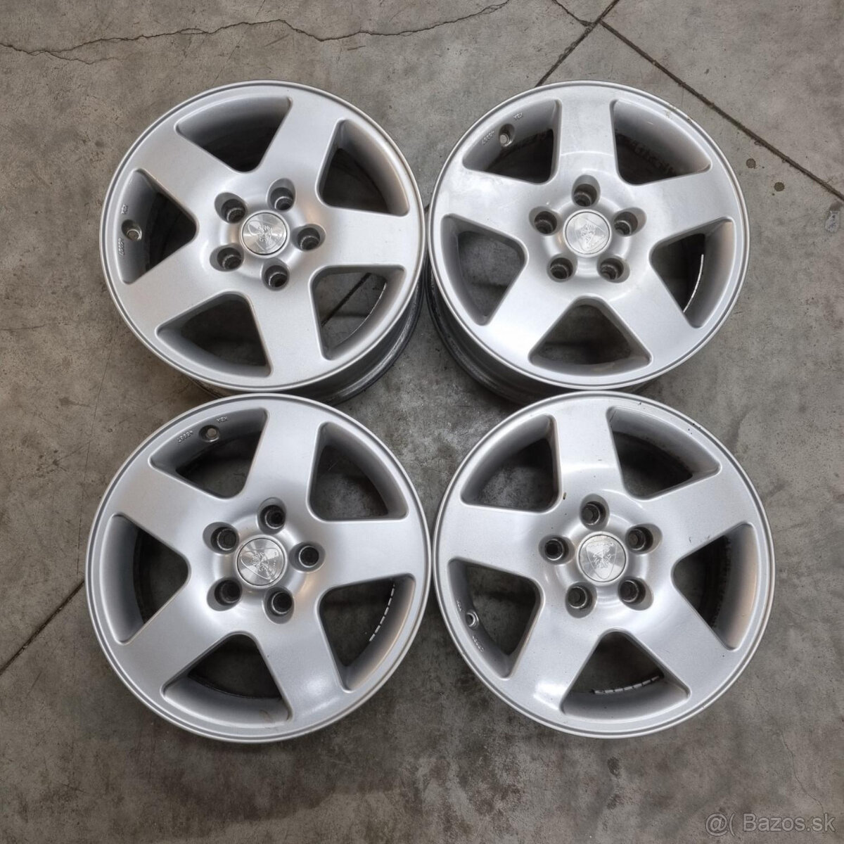 Hliníkové disky 5x110 R15 6,5J ET38