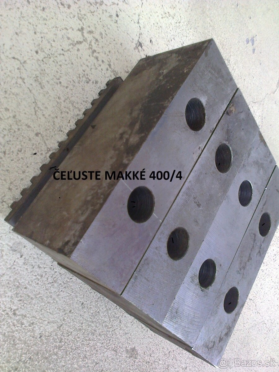 400/4 mäkké čeľuste.