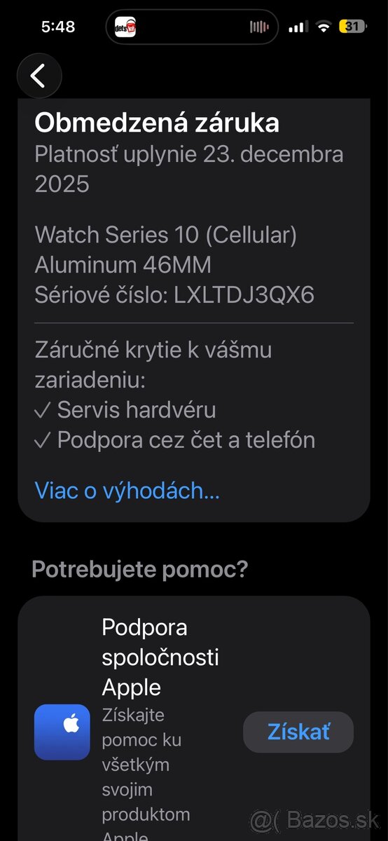 Nove Apple Watch 10 46mm Celluar