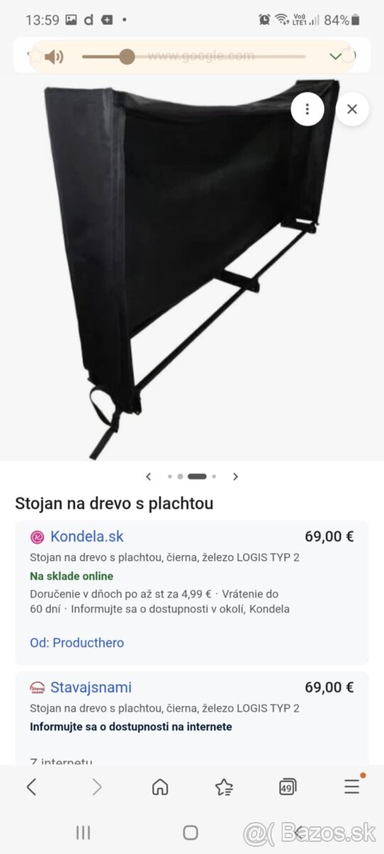 Stojan na dtevo