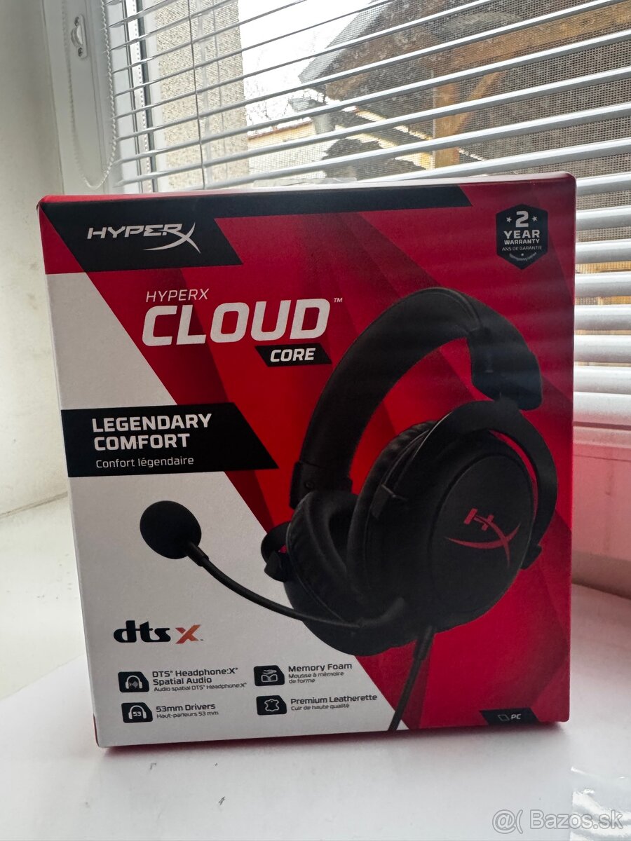 Herne Slúchadla Hyper x cloud core