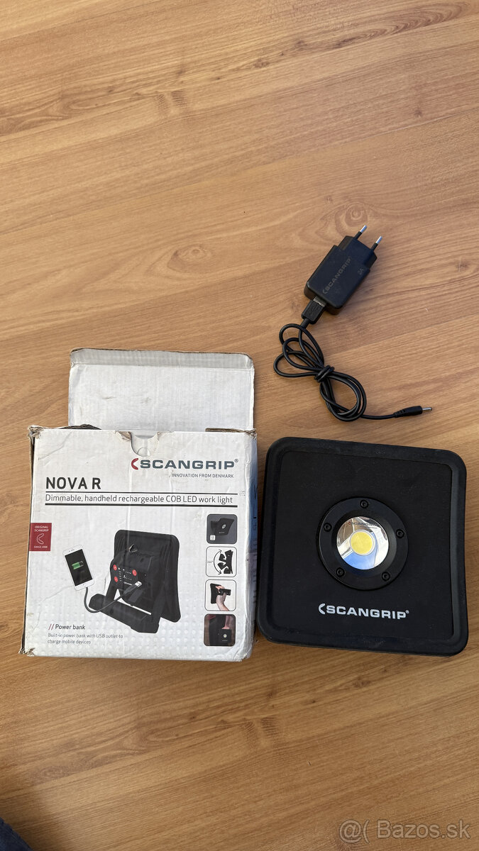 SCANGRIP NOVA R – dobíjecí LED pracovní světlo (2000 lm)