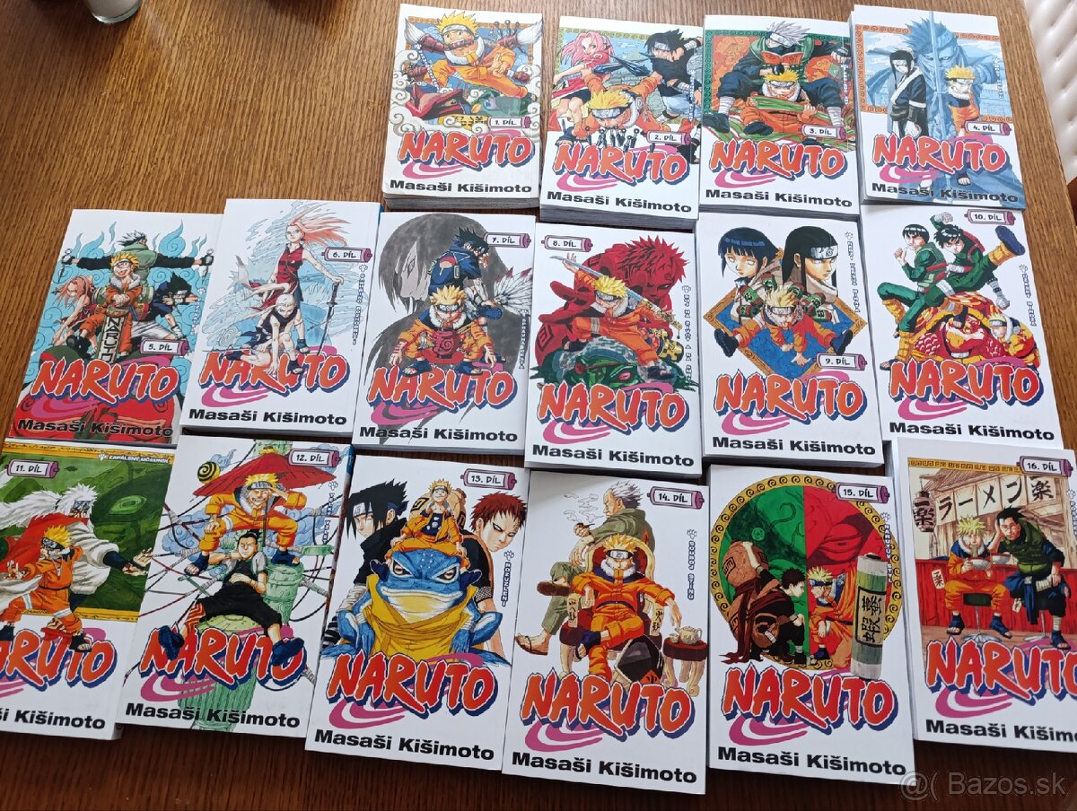 Naruto manga 1-16