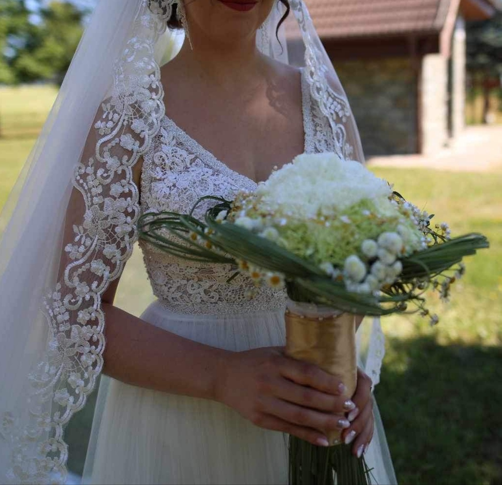 Predám krásne letné svadobné šaty