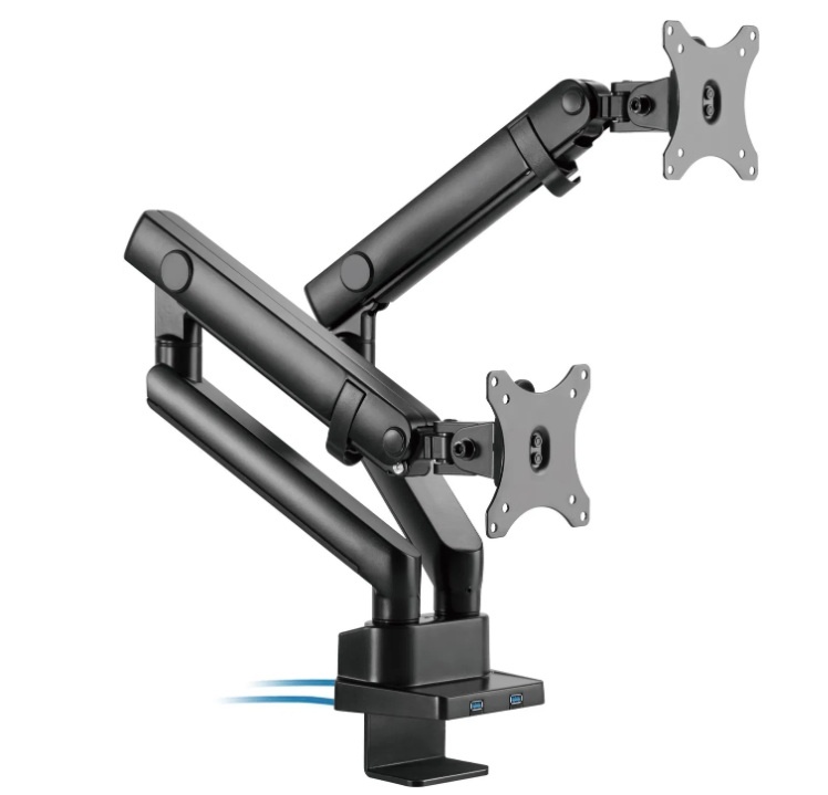 AlzaErgo ARM D80B (dvojruka na monitory)