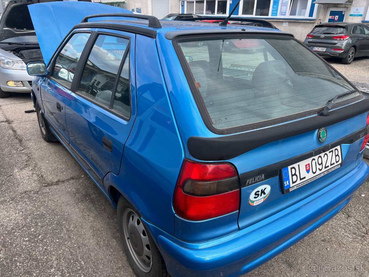 ⭐️⭐️⭐️Škoda Felícia naj. 100 t km⭐️⭐️⭐️