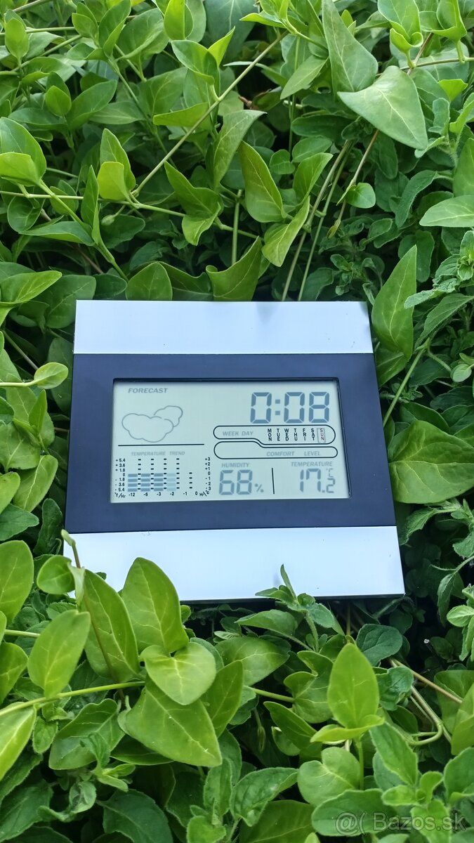 Meteostanica s budíkom, teplomerom, kalendárom...