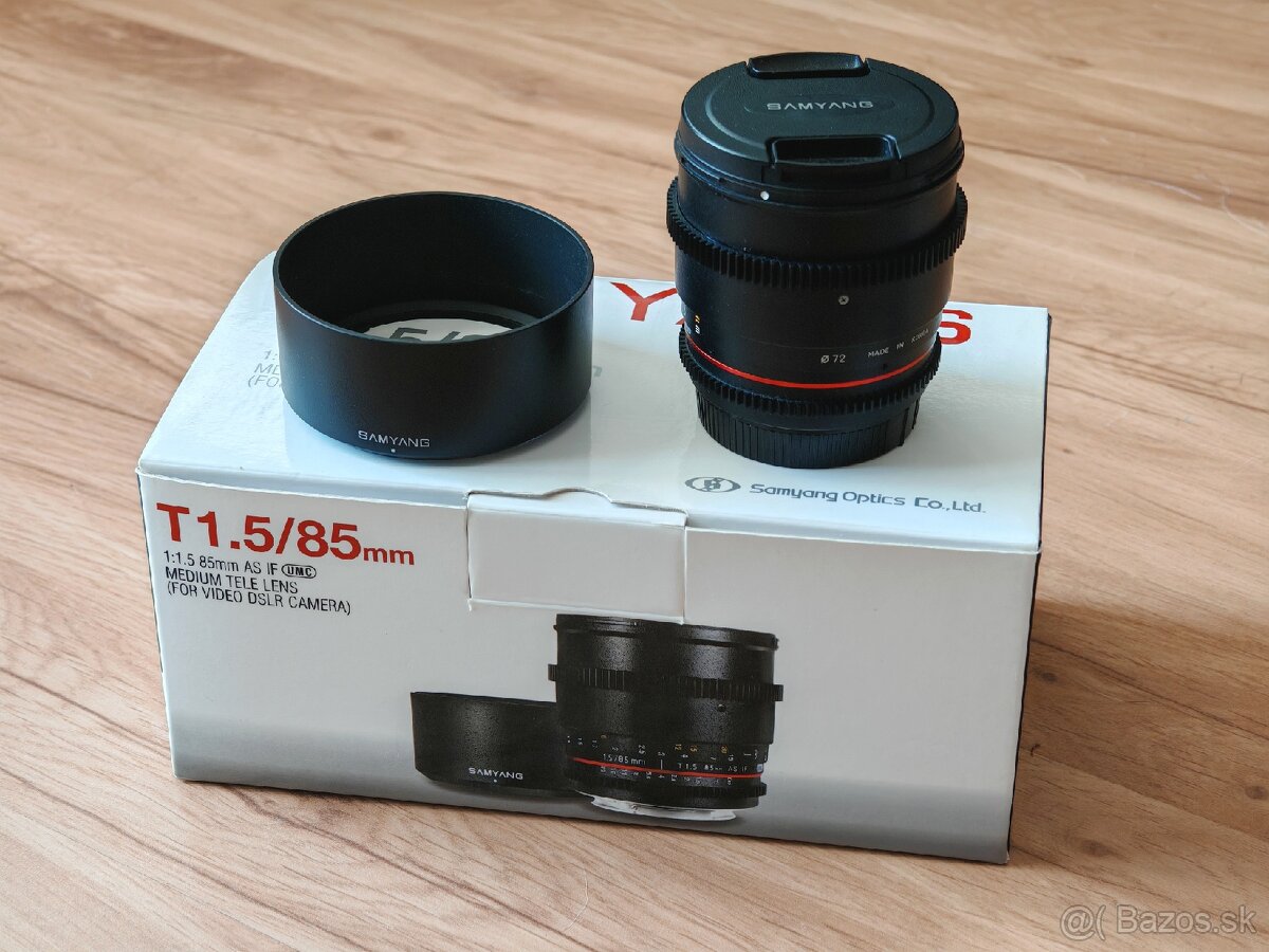 Predam Samyang 85mm T1.5 AS UMC II - Canon EF
