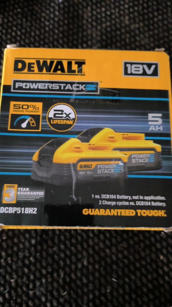 Baterie DeWALT DCBP518H2 POWERSTACK
