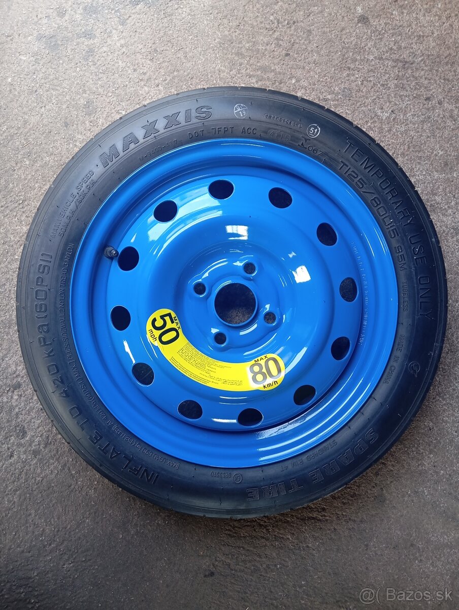 Predám dojazdové koleso na Hyundai i20.