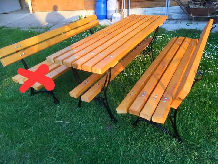 Terasove/zahradne sedenie 2m
