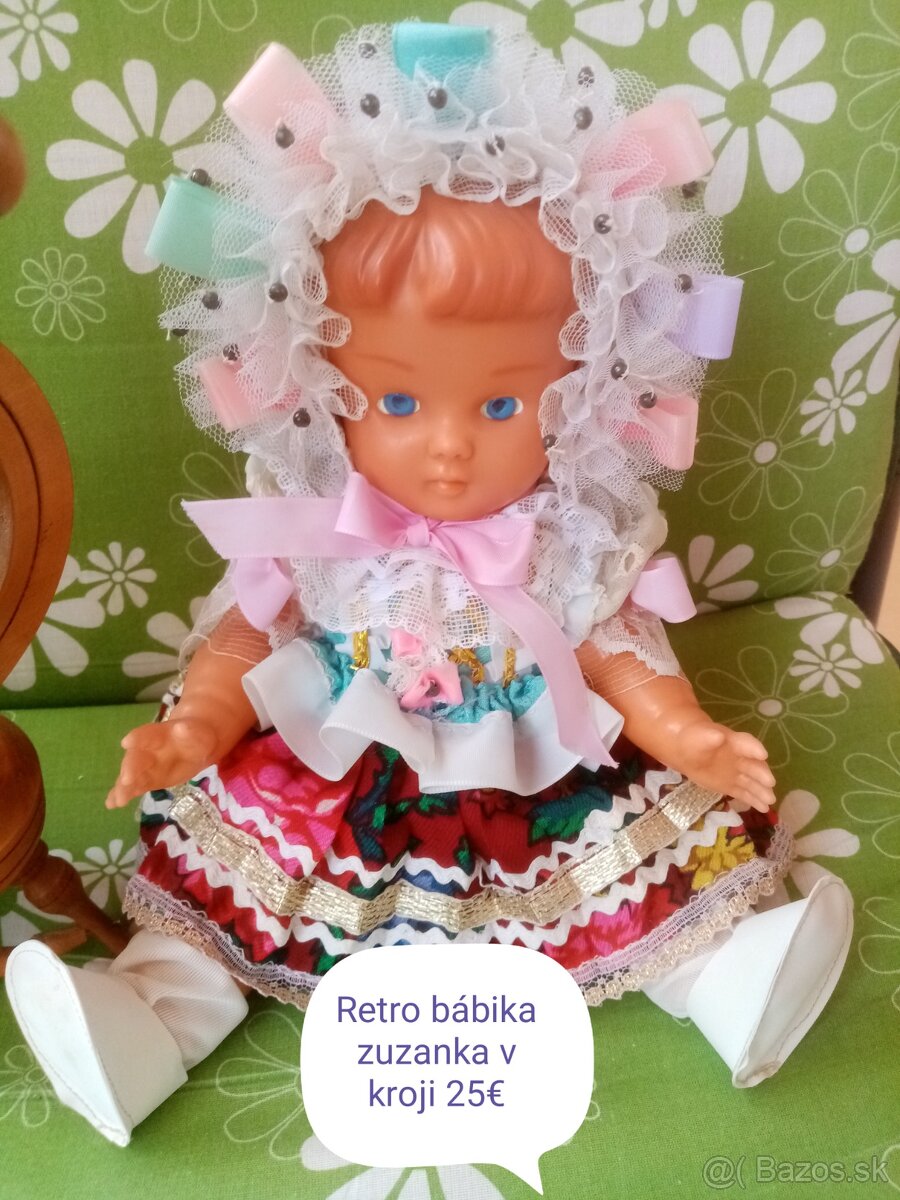 Retro bábika,kolovrátok