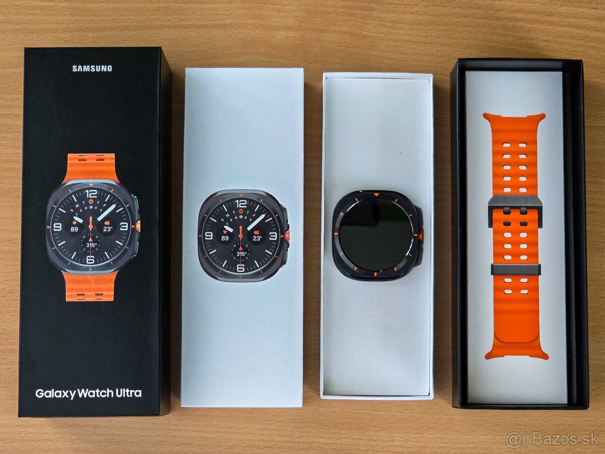 Samsung Galaxy Watch 7 Ultra strieborný/sivý titán