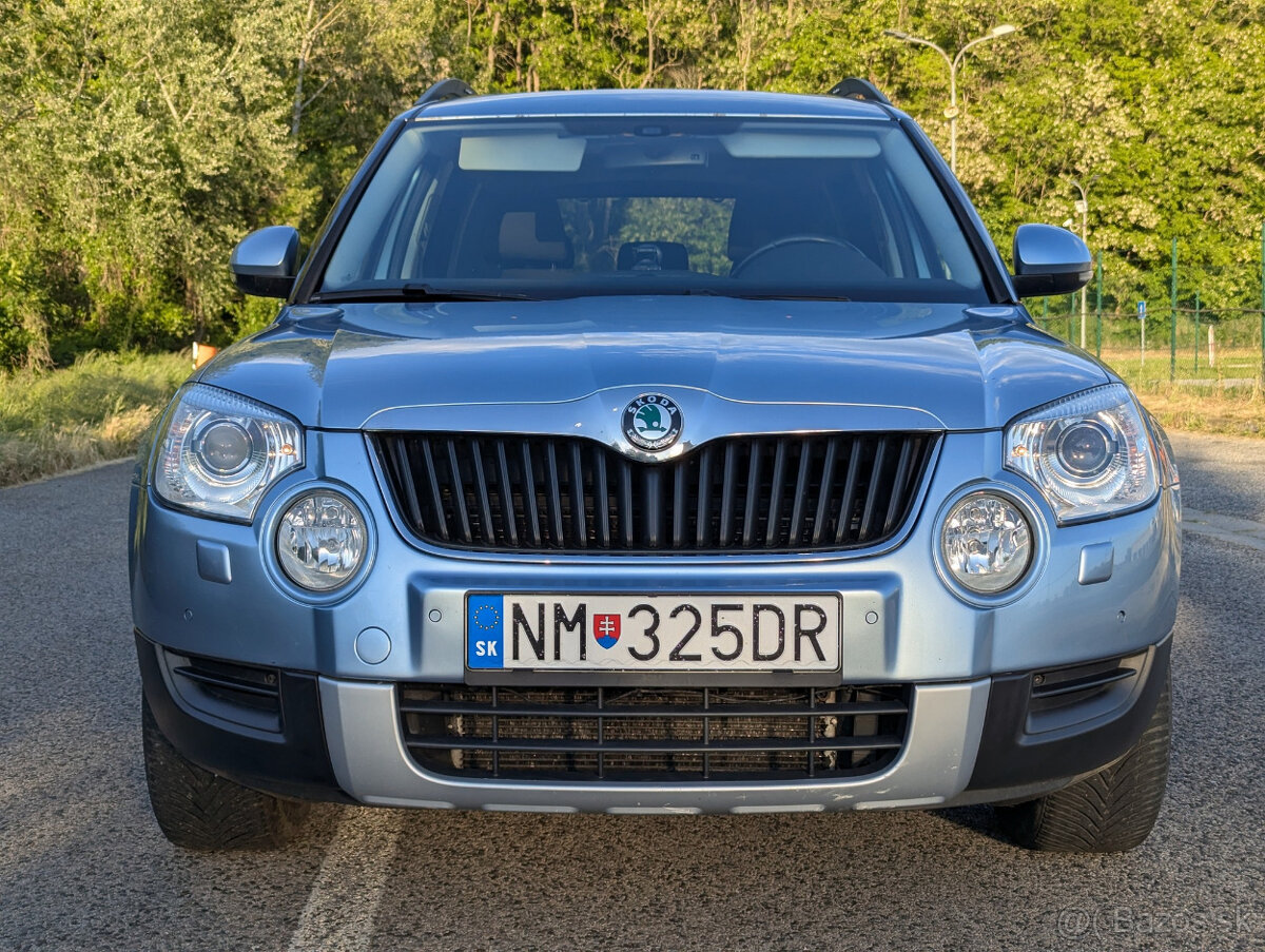 Yeti 2.0 TDI 8/2013 4x4 170k 125kW 6°DSG 145-tis.km