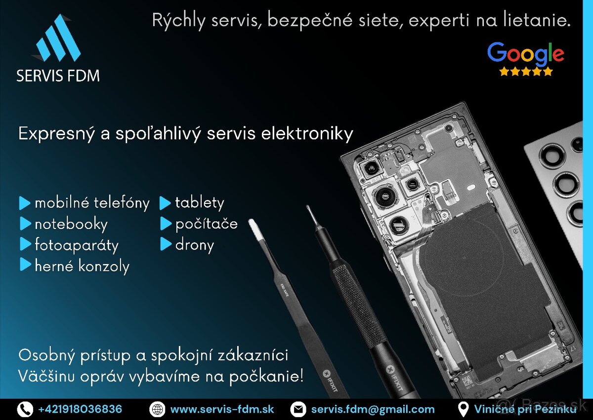 Rýchly servis, bezpečné siete, experti na lietanie