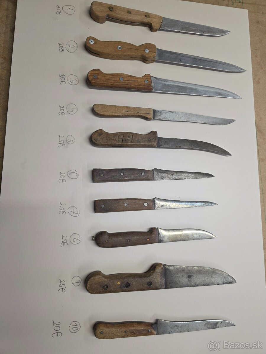 stare masiarske noze