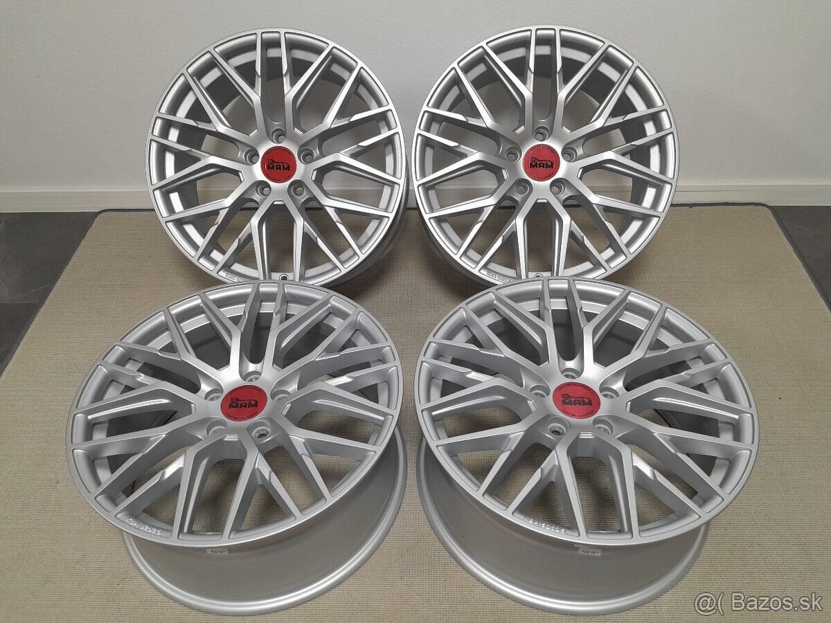 Alu disky R18 5x112 Et45 8J MAM RS4 MSL Seat Audi Vw Škoda