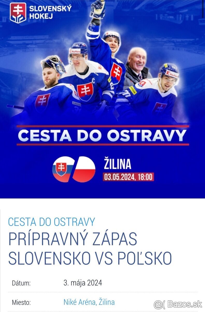 Kúpim Lístky SLOVENSKO-POĽSKO